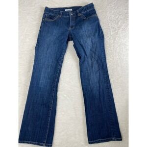 Chico's Women's Bootcut Jeans Dark Wash‎ Embellished Pockets Chico 1.5 Sz 10